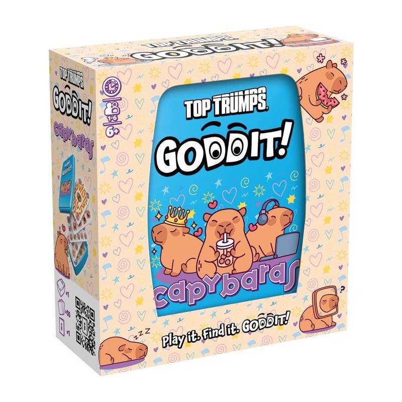 GODDIT - Top Trumps Capybaras - Jeu de cartes - WINNING MOVES - 1 a 6