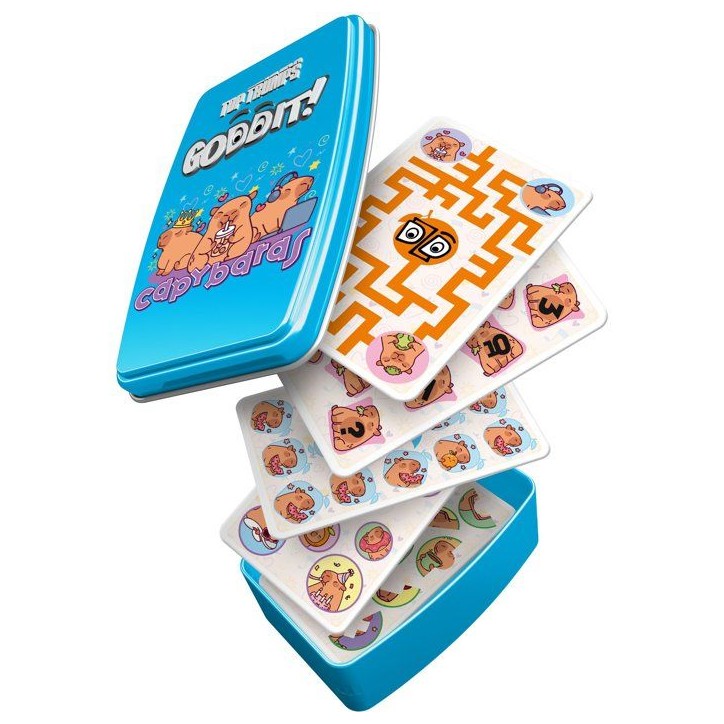 GODDIT - Top Trumps Capybaras - Jeu de cartes - WINNING MOVES - 1 a 6 joueurs - Des 6 ans GODDIT - Top Trumps Capybaras - Jeu de cartes - WINNING MOVES - 1 a 6 joueurs - Des 6 ans
