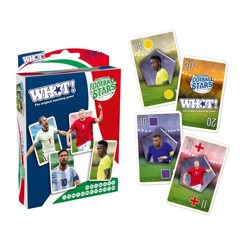 WHOT! World Football Stars - Jeu de société - WINNING MOVES - 2 a 6