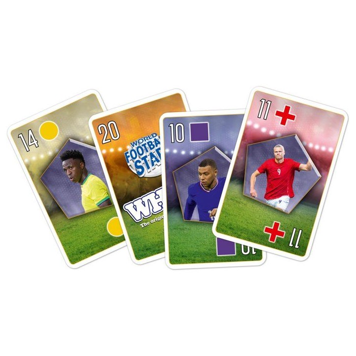 WHOT! World Football Stars - Jeu de société - WINNING MOVES - 2 a 6 joueurs - Des 5 ans WHOT! World Football Stars - Jeu de société - WINNING MOVES - 2 a 6 joueurs - Des 5 ans