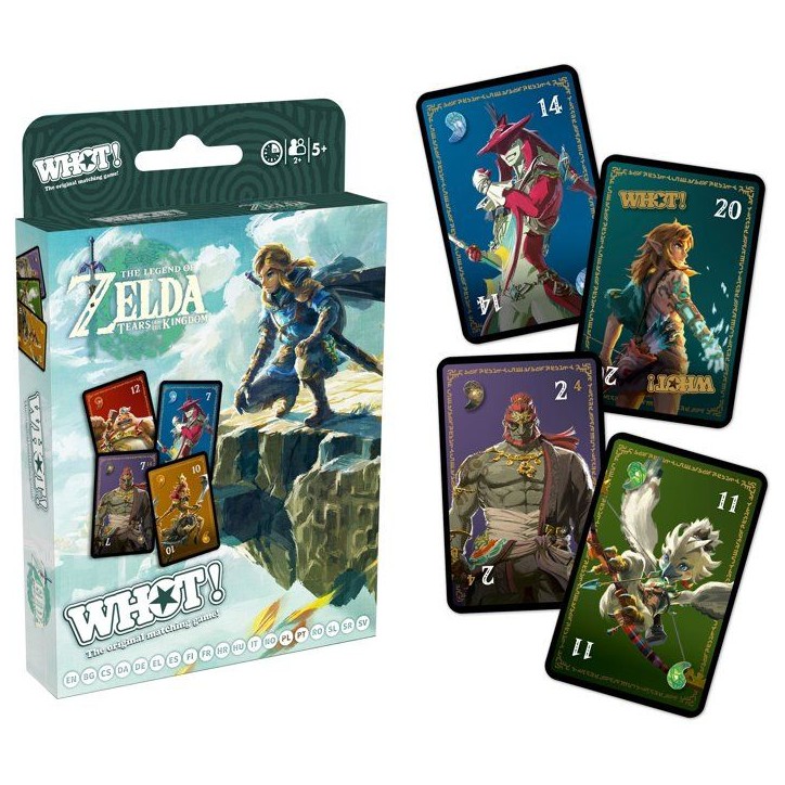 WHOT! Zelda - Tears of the Kingdom - Jeu de société - WINNING MOVES - 2 a 6 joueurs - Des 5 ans WHOT! Zelda - Tears of the Kingdom - Jeu de société - WINNING MOVES - 2 a 6 joueurs - Des 5 ans