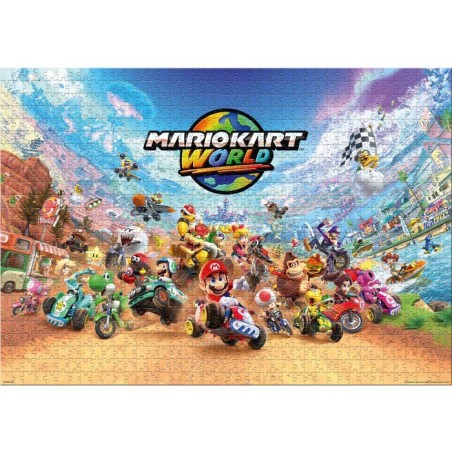 Puzzle - WINNING MOVES - Mario Kart World - 1000 pieces - Des 8 ans