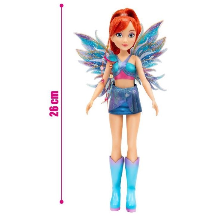 Poupée Winx - Série Fairy Bloom - 26 cm - Des 3 ans – WNX762 Poupée Winx - Série Fairy Bloom - 26 cm - Des 3 ans – WNX762