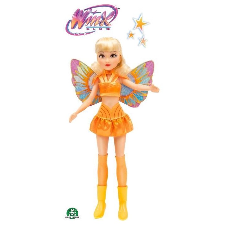 Poupée Winx - Série Fairy Stella - 26 cm - Des 3 ans – WNX765 Poupée Winx - Série Fairy Stella - 26 cm - Des 3 ans – WNX765