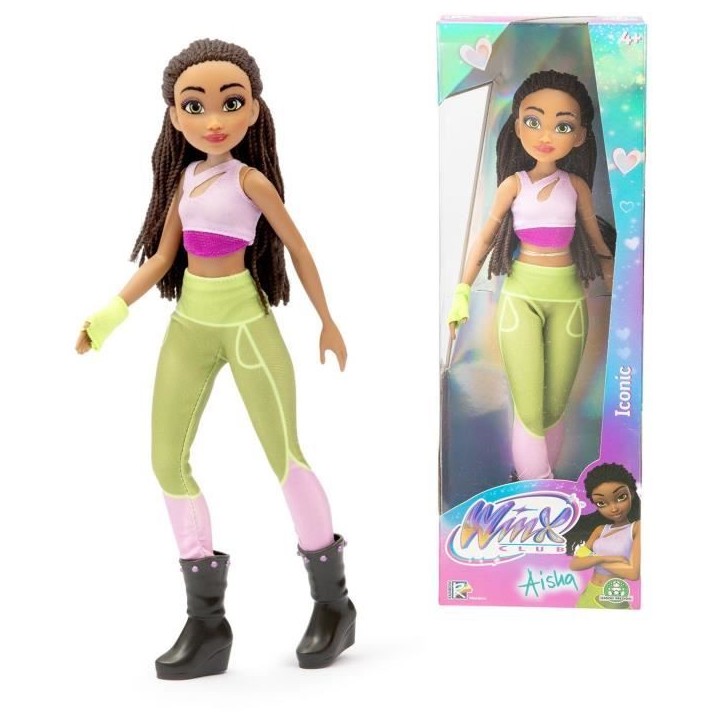 Poupée Winx - Série Iconic Aisha - 26 cm - Des 3 ans – WNX775 Poupée Winx - Série Iconic Aisha - 26 cm - Des 3 ans – WNX775