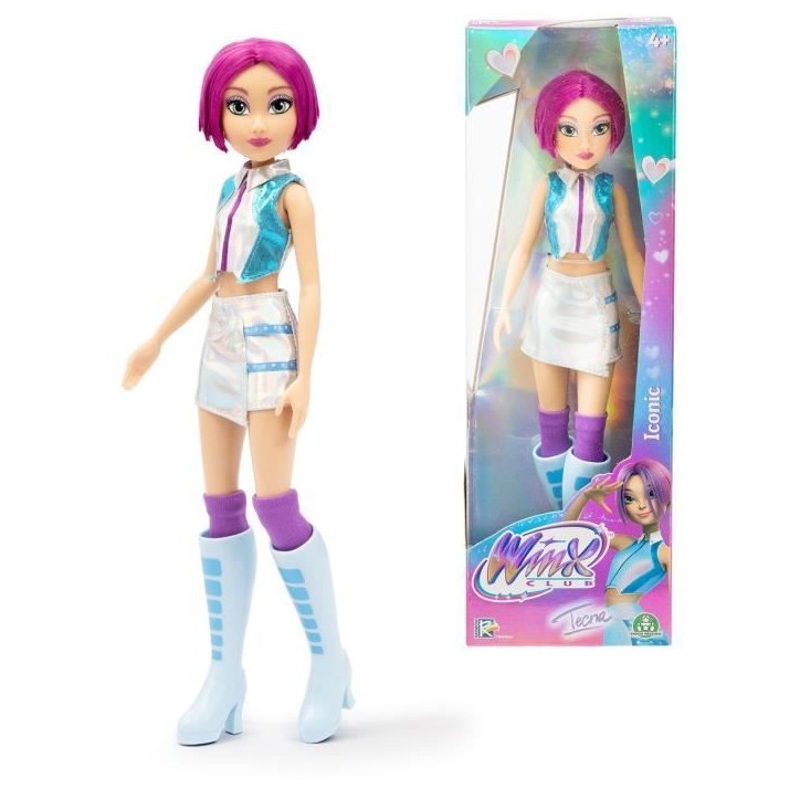 Poupée Winx - Série Iconic Tecna - 26 cm - Des 3 ans – WNX776 Poupée Winx - Série Iconic Tecna - 26 cm - Des 3 ans – WNX776