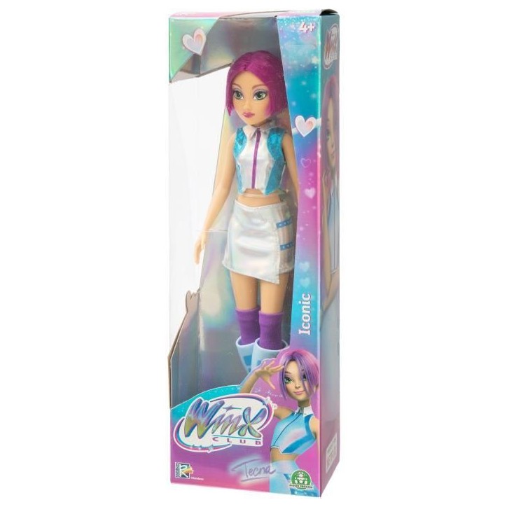 Poupée Winx - Série Iconic Tecna - 26 cm - Des 3 ans – WNX776 Poupée Winx - Série Iconic Tecna - 26 cm - Des 3 ans – WNX776