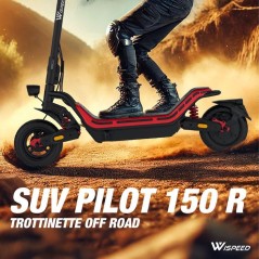 Trottinette électrique - WISPEED - SUVPILOT 150 R - 800 W max - 10''