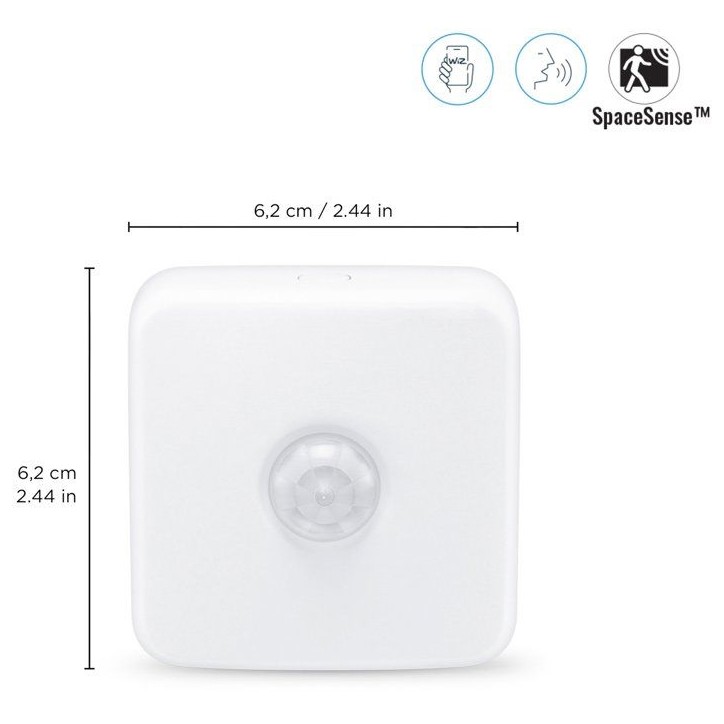Détecteur de Mouvement - WIZ - Fonctionne sur Piles - Wifi Détecteur de Mouvement - WIZ - Fonctionne sur Piles - Wifi