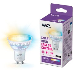 Spot - WIZ - GU10 - 50 W - Lumiere blanche et colorée - Wifi