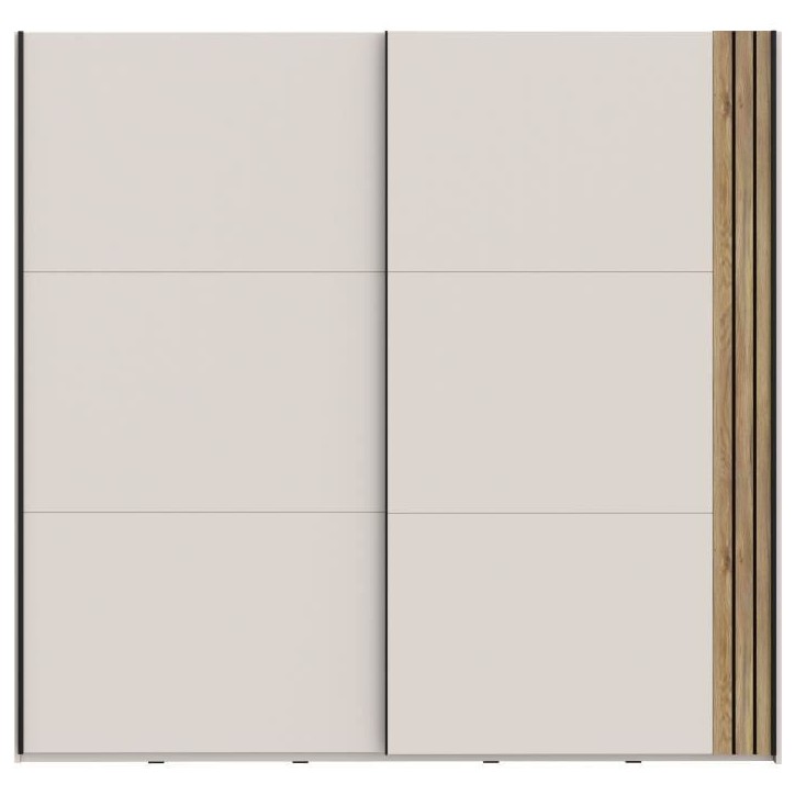 Armoire WAIKATO - Cachemire - 2 portes coulissantes - L220 x P61 x H210,5 cm Armoire WAIKATO - Cachemire - 2 portes coulissantes - L220 x P61 x H210,5 cm