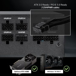 BITFENIX BFG GOLD 850W (80+ Gold) ATX 3.0 - Alimentation PC - 850W