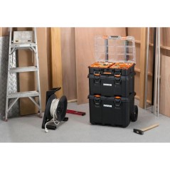 Systeme modulaire 3 en 1 - WORW BY KETER - STACK N ROLL - 48 x 39 x 69