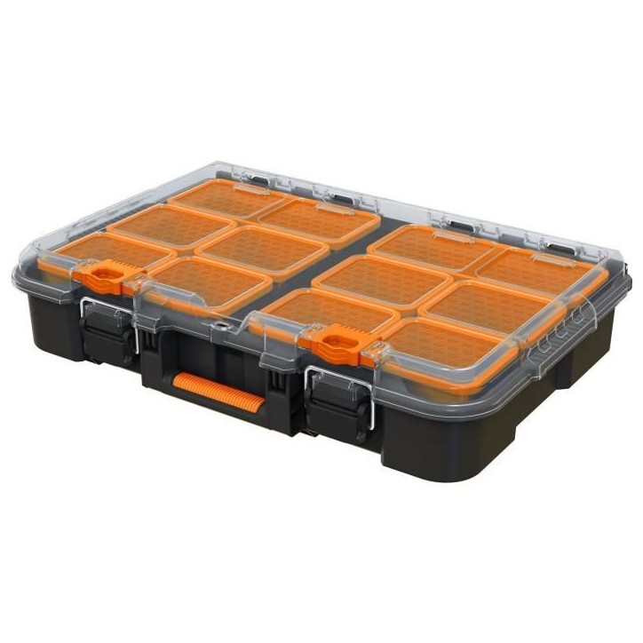 Organisateur - WORX BY KETER - STACK N ROLL - 48 x 33 x 11,5 cm - Noir Organisateur - WORX BY KETER - STACK N ROLL - 48 x 33 x 11,5 cm - Noir