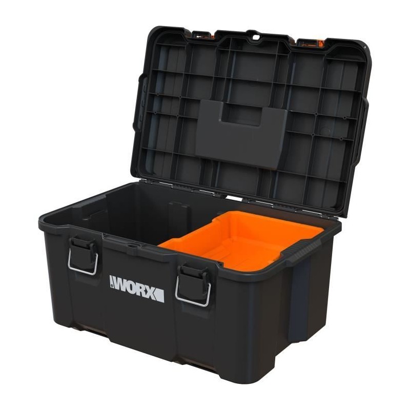 Boîte a outils - WORX BY KETER - STACK N ROLL - 48 x 33 x 26 cm - Noi
