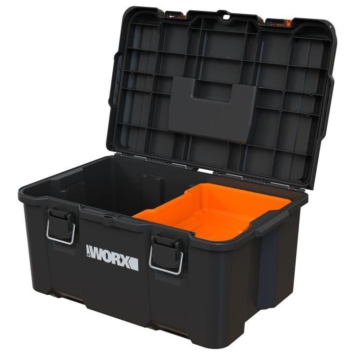 Boîte a outils - WORX BY KETER - STACK N ROLL - 48 x 33 x 26 cm - Noir Boîte a outils - WORX BY KETER - STACK N ROLL - 48 x 33 x 26 cm - Noir