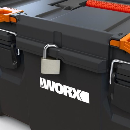 Boîte a outils - WORX BY KETER - STACK N ROLL - 48 x 33 x 26 cm - Noir