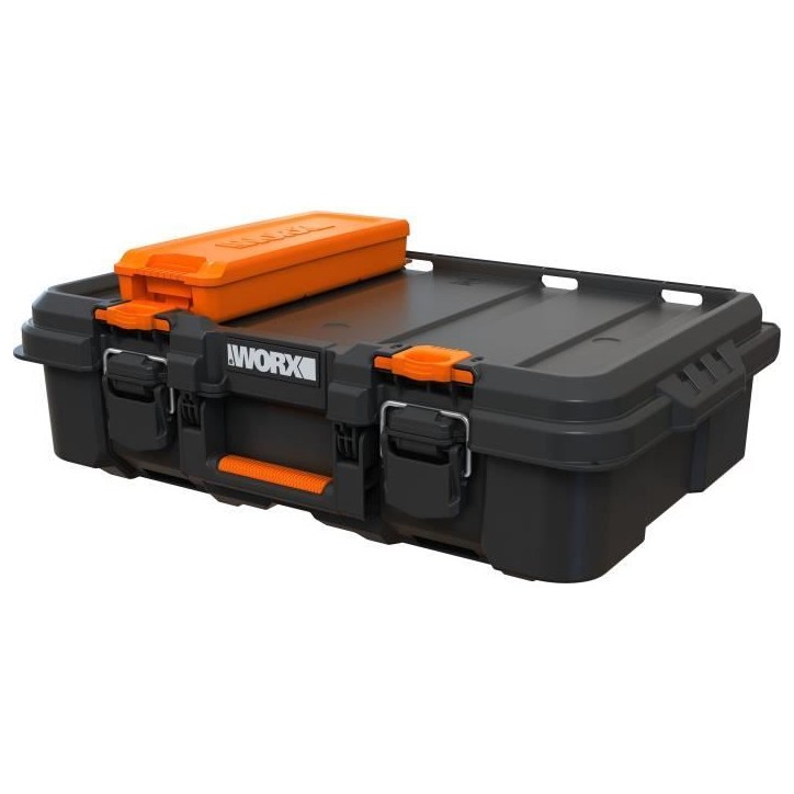 Malette a outils électrique - WORW BY KETER - STACK N ROLL - 48 x 33 x 15 cm - Noir Malette a outils électrique - WORW BY KETER - STACK N ROLL - 48 x 33 x 15 cm - Noir
