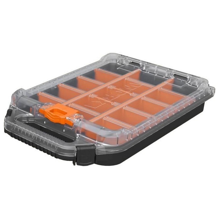 Demi-organisateur - WORX BY KETER - STACK N ROLL - 33 x 24 x 8 cm - Noir Demi-organisateur - WORX BY KETER - STACK N ROLL - 33 x 24 x 8 cm - Noir