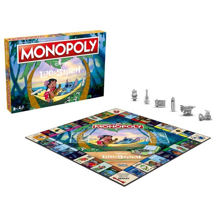 MONOPOLY - Lilo & Stitch - Jeu de société - WINNING MOVES - 2 a 8 joueurs - Des 6 ans MONOPOLY - Lilo & Stitch - Jeu de société - WINNING MOVES - 2 a 8 joueurs - Des 6 ans