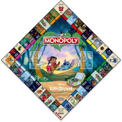 MONOPOLY - Lilo & Stitch - Jeu de société - WINNING MOVES - 2 a 8 joueurs - Des 6 ans