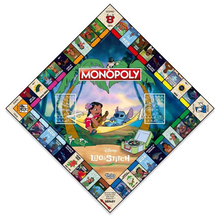 MONOPOLY - Lilo & Stitch - Jeu de société - WINNING MOVES - 2 a 8 joueurs - Des 6 ans MONOPOLY - Lilo & Stitch - Jeu de société - WINNING MOVES - 2 a 8 joueurs - Des 6 ans