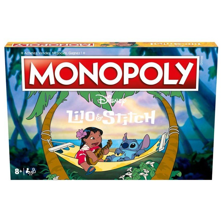 MONOPOLY - Lilo & Stitch - Jeu de société - WINNING MOVES - 2 a 8 joueurs - Des 6 ans MONOPOLY - Lilo & Stitch - Jeu de société - WINNING MOVES - 2 a 8 joueurs - Des 6 ans