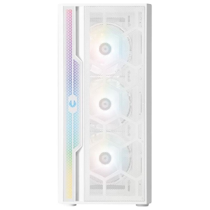 Boitier PC - BITFENIX - Apollo ARGB - Sans alimentation - Moyen tour - Format ATX - Blanc Boitier PC - BITFENIX - Apollo ARGB - Sans alimentation - Moyen tour - Format ATX - Blanc