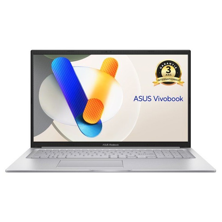 PC Portable ASUS VivoBook 17 X1704 : Sans Windows - 17.3 FHD - Intel Core 5 120U - RAM 16Go - 512Go SSD PC Portable ASUS VivoBook 17 X1704 : Sans Windows - 17.3 FHD - Intel Core 5 120U - RAM 16Go - 512Go SSD