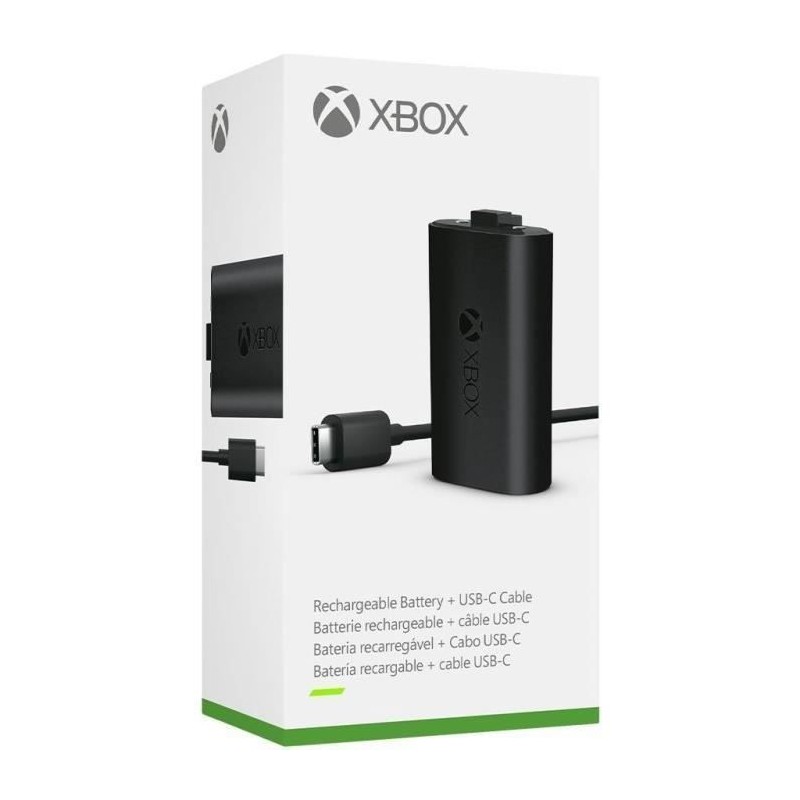 Kit Play & Charge Xbox nouvelle génération - Compatible manettes Xbo