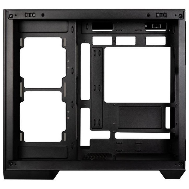 Boîtier PC - BITFENIX - Triton - Cube - ATX - Noir - Verre trempé - USB-C et A-RGB