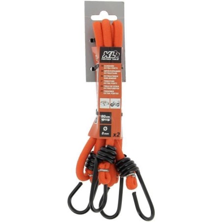 Lot de 2 Sandows / Tendeurs - XL PERFORM TOOLS - Diametre 10 mm - Long