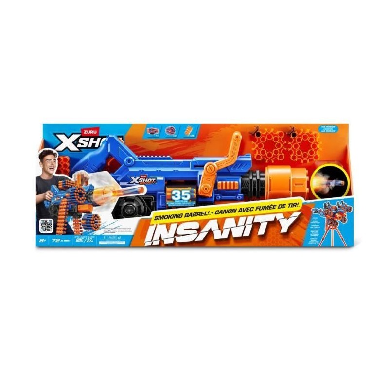Lanceur de fléchettes - XSHOT - Smoking Barrel - Canon rotatif - Effe