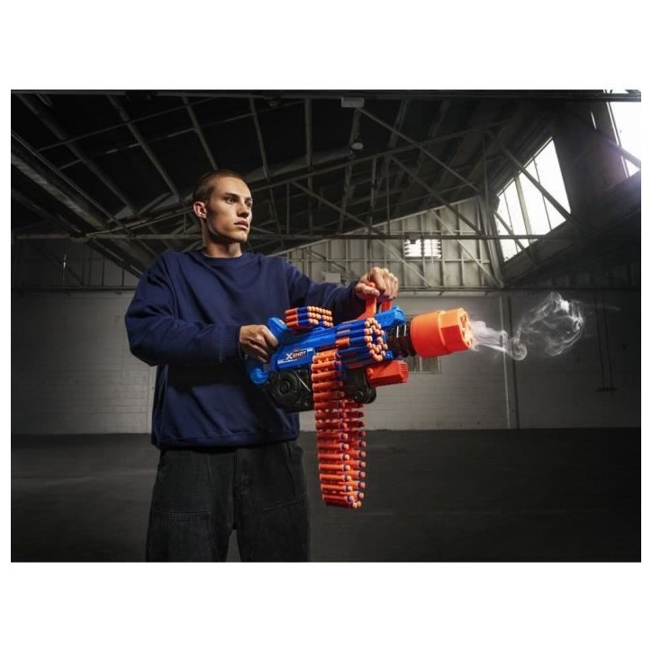 Lanceur de fléchettes - XSHOT - Smoking Barrel - Canon rotatif - Effet fumée - Style impressionnant Lanceur de fléchettes - XSHOT - Smoking Barrel - Canon rotatif - Effet fumée - Style impressionnant