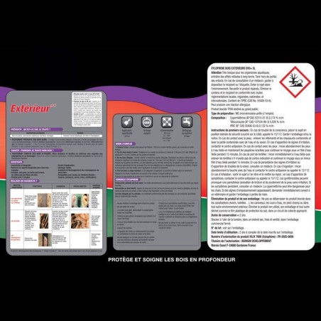 TRAITEMENT BOIS EXTÉRIEURS – INCOLORE – EVO+ – XYLOPHENE – 5L