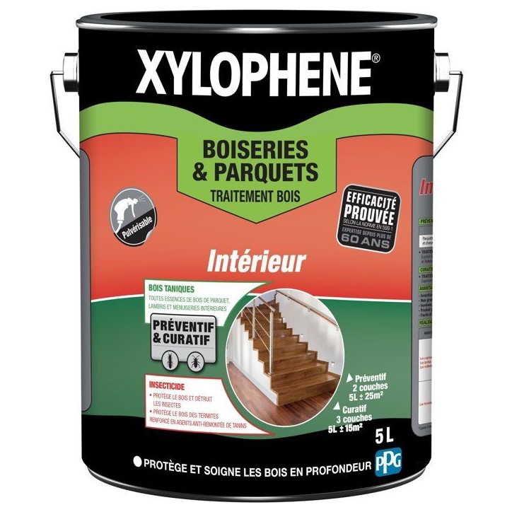 Traitement bois & parquets - Incolore - Xylophene - 5L Traitement bois & parquets - Incolore - Xylophene - 5L