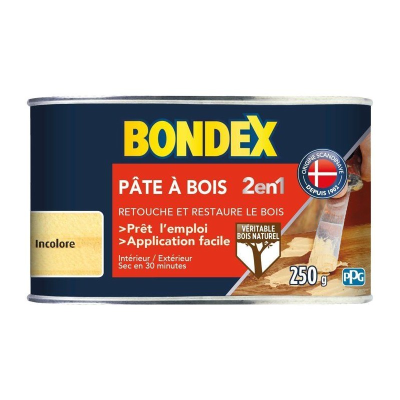 Pâte a bois 2 en 1 Naturel - BONDEX - 250g