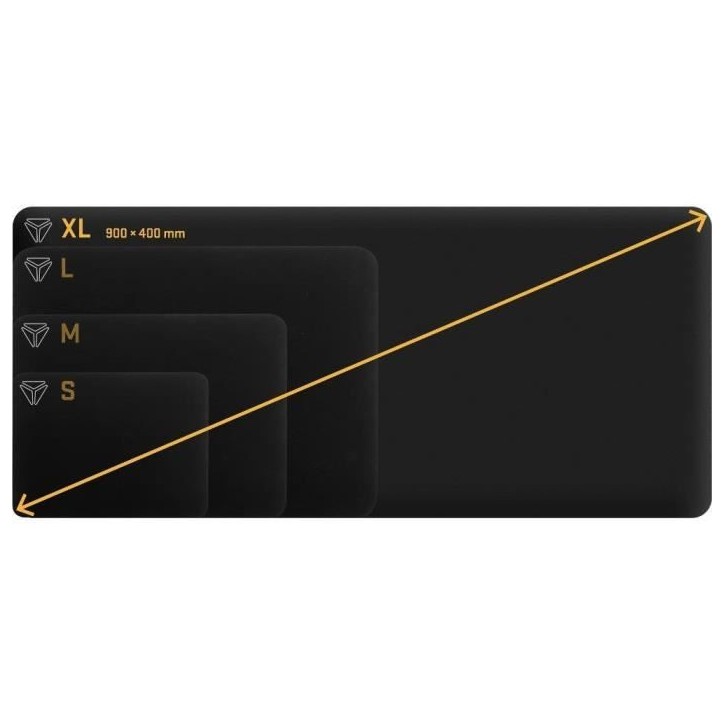 Tapis de souris gaming - SPEED TOP XL - YENKEE - YPM 90 Tapis de souris gaming - SPEED TOP XL - YENKEE - YPM 90