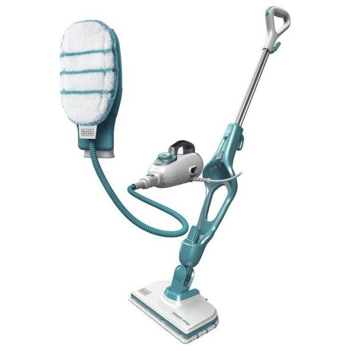 BLACK+DECKER - FSMH1351SM-QS - Balai vapeur avec nettoyeur a main 1300W - Réservoir 500 ml - Temps de Chauffe 15s - 10 Accessoi BLACK+DECKER - FSMH1351SM-QS - Balai vapeur avec nettoyeur a main 1300W - Réservoir 500 ml - Temps de Chauffe 15s - 10 Accessoi