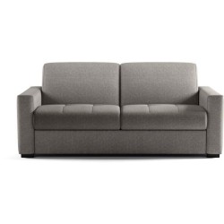 Canapé convertible express - MARIUS - Tissu Beige - matelas 14cm - 19