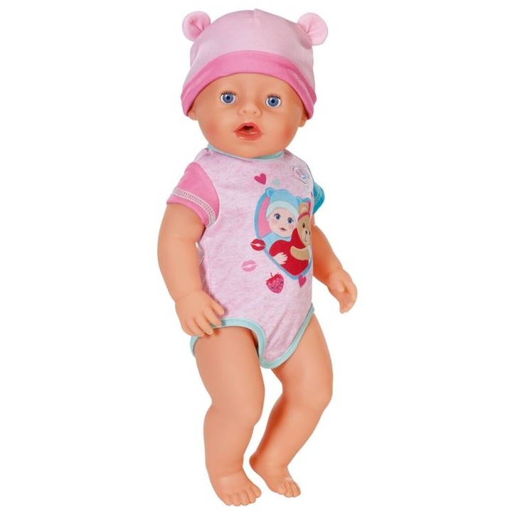 Poupon - BABY BORN - Emma - 10 fonctions - 10 accessoires - Sans piles - 43cm - Des 3 ans
