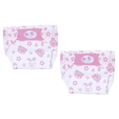Couches lavables - BABY BORN - Fermeture Velcro - Motifs étoiles et c