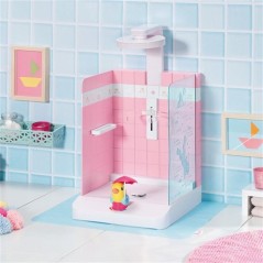Douche jouet - BABY BORN - Pompe électronique - Pare-éclaboussures i
