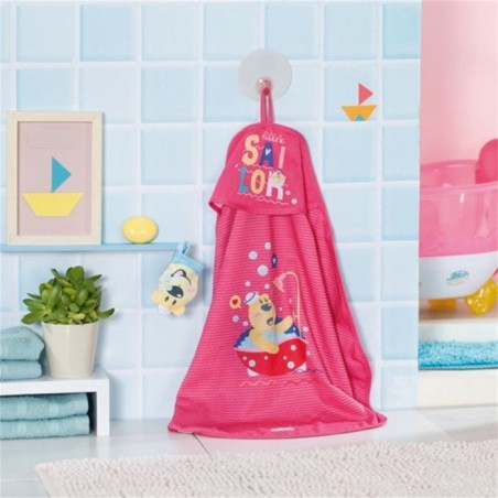 BABY born Bath Serviette de bain a capuche et gant de toilettes