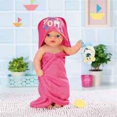 BABY born Bath Serviette de bain a capuche et gant de toilettes
