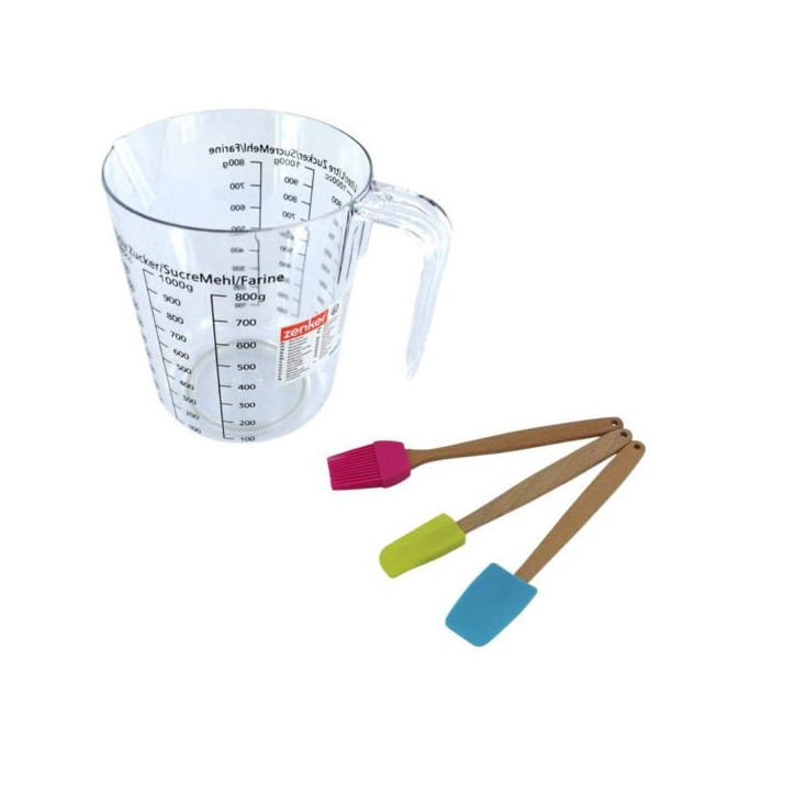 Ensemble verre doseur et accessoires pour pâtisserie - ZENKER - Smart Pastry Ensemble verre doseur et accessoires pour pâtisserie - ZENKER - Smart Pastry