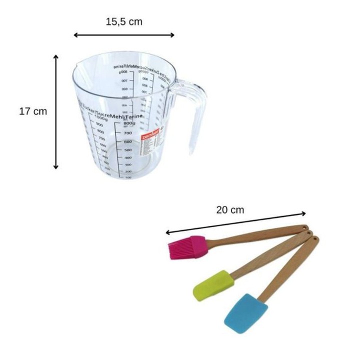 Ensemble verre doseur et accessoires pour pâtisserie - ZENKER - Smart Pastry Ensemble verre doseur et accessoires pour pâtisserie - ZENKER - Smart Pastry