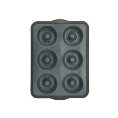 Moule 6 donuts - ZENKER - 36 x 26 cm - Silicone fibre de verre - Noir