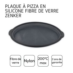 Plaque a pizza ronde - ZENKER - Ø 36 cm - Silicone fibre de verre - N