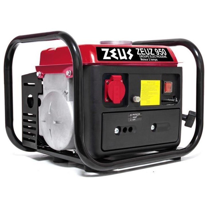 ZEUS Groupe électrogene 720W a moteur essence 2 temps ZEUZ 950 ZEUS Groupe électrogene 720W a moteur essence 2 temps ZEUZ 950